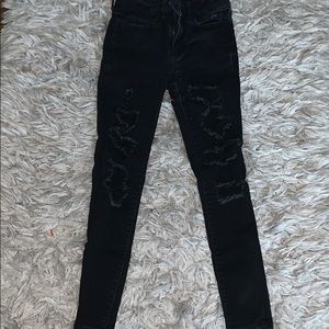 americaneagle black nextlevel stretch skinny jeans